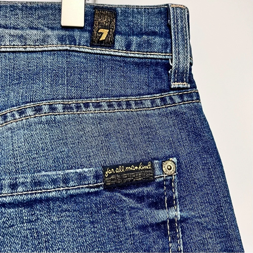 7FAM 7 For All Mankind Mens Standard Button Fly Jeans Straight Leg 34x31 Classic - Picture 5 of 16